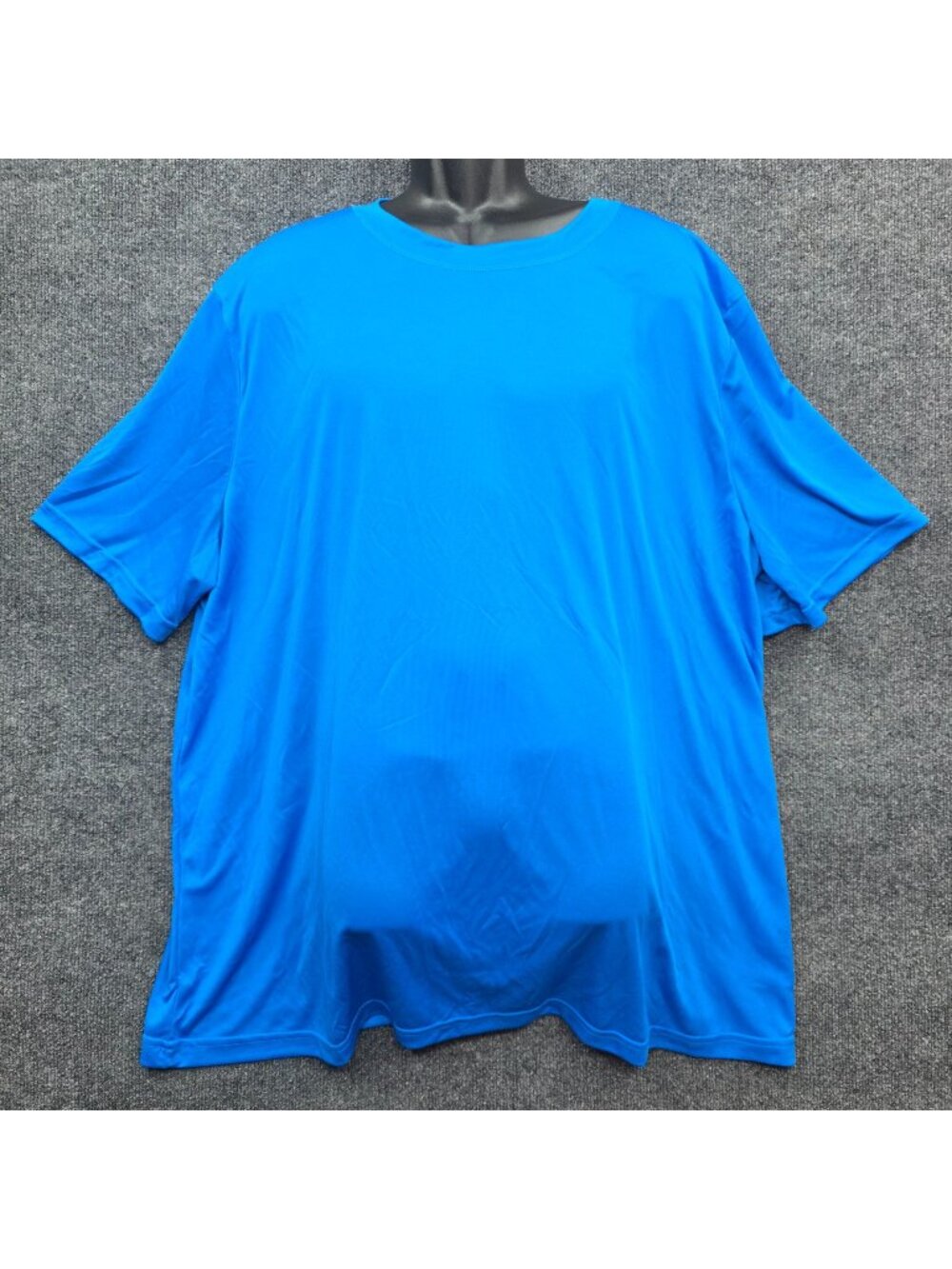 KingSize Short Sleeve Tee 3XL Blue Vibrant Casual Lounge Streetwear Minimalist